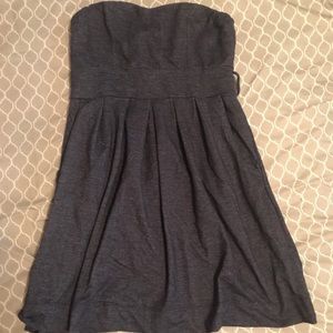 Stretch denim, mini dress